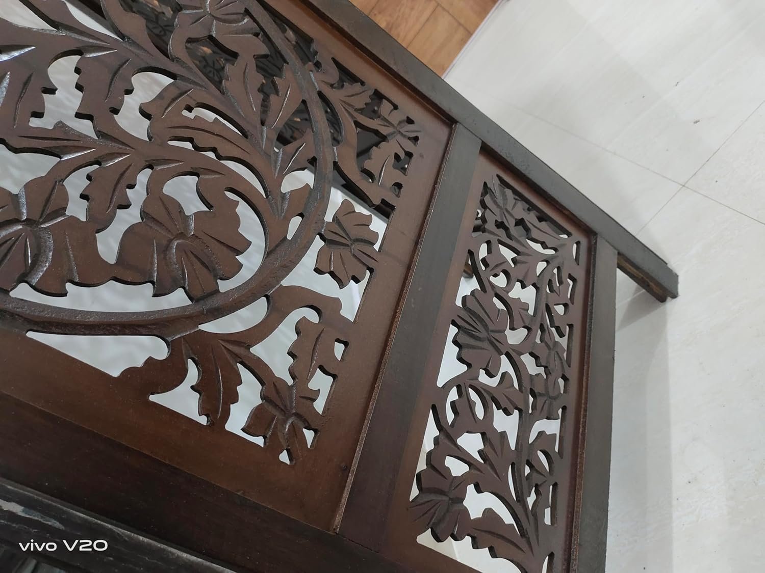 Wooden Room Partition and Folding Privacy Screens Wooden Room Divider for Bedroom Home Office Room Divider Room Partition (6 Feet 2 pannel view 3